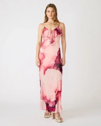 Maxinia Dress Coral Cloud