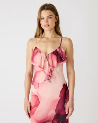 Maxinia Dress Coral Cloud