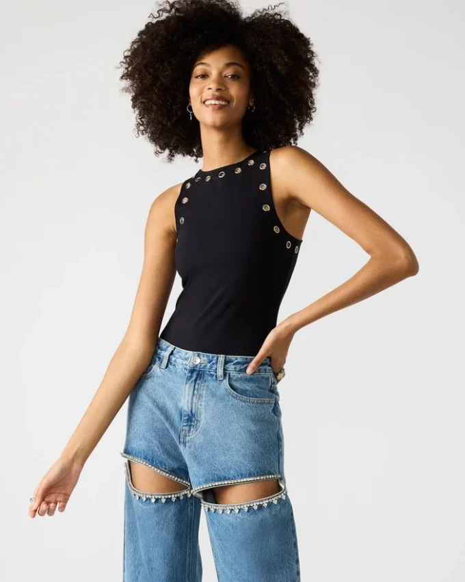 Nico Grommet Bodysuit Black Nico Grommet Bodysuit Black