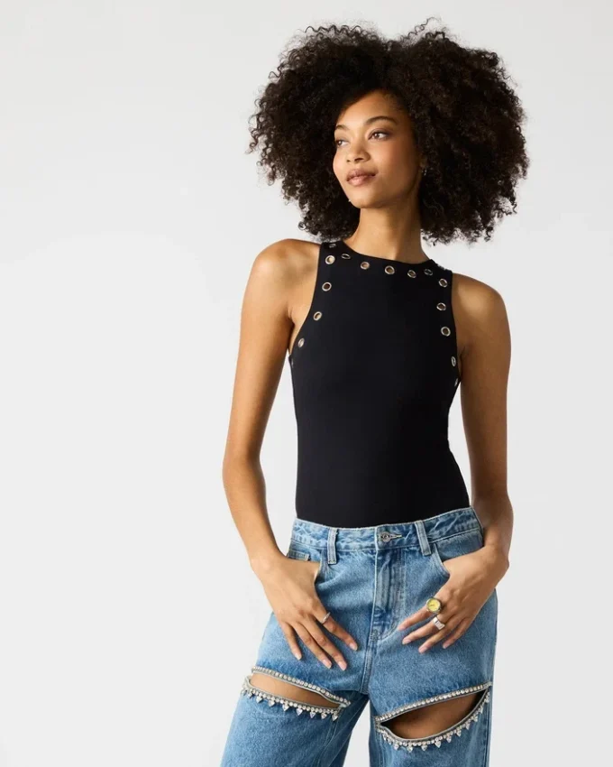 Nico Grommet Bodysuit Black Nico Grommet Bodysuit Black