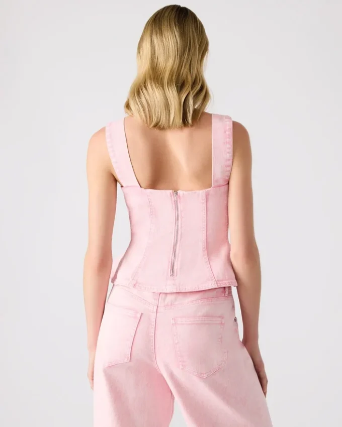 Penelopi Denim Top Pink Penelopi Denim Top Pink