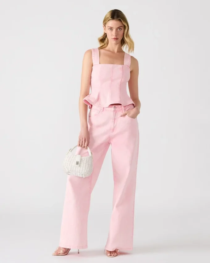 Penelopi Denim Top Pink Penelopi Denim Top Pink