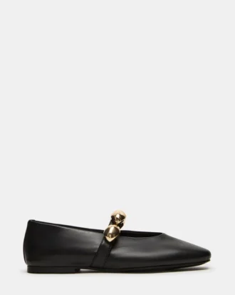 Poppin Black Leather