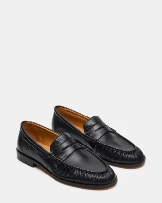 Quincey Black Leather