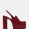 Quinn Red Crocodile Quinn Red Crocodile