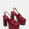 Quinn Red Crocodile Quinn Red Crocodile