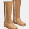 Riggs Faux Fur Banana Leather