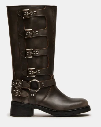 Rocky Brown Distressed Wide Calf Rocky Brown Distressed Wide Calf