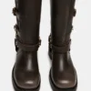 Rocky Brown Distressed Wide Calf Rocky Brown Distressed Wide Calf