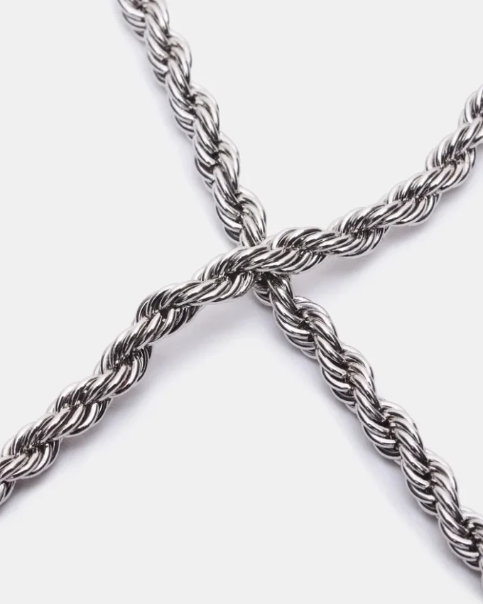 Rope Chain Anklet Silver Rope Chain Anklet Silver