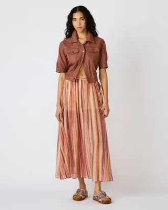 Shilloh Skirt Stripe Multi