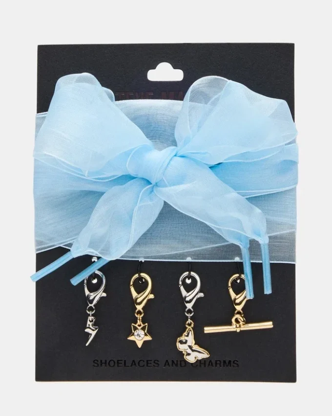 Shoe Laces and Charms Blue Shoe Laces and Charms Blue
