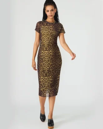 Short Sleeve Hailee Dress Hot Spots Print