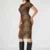 Short Sleeve Hailee Dress Hot Spots Print Short Sleeve Hailee Dress Hot Spots Print