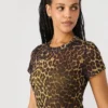 Short Sleeve Hailee Dress Hot Spots Print Short Sleeve Hailee Dress Hot Spots Print