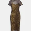 Short Sleeve Hailee Dress Hot Spots Print Short Sleeve Hailee Dress Hot Spots Print