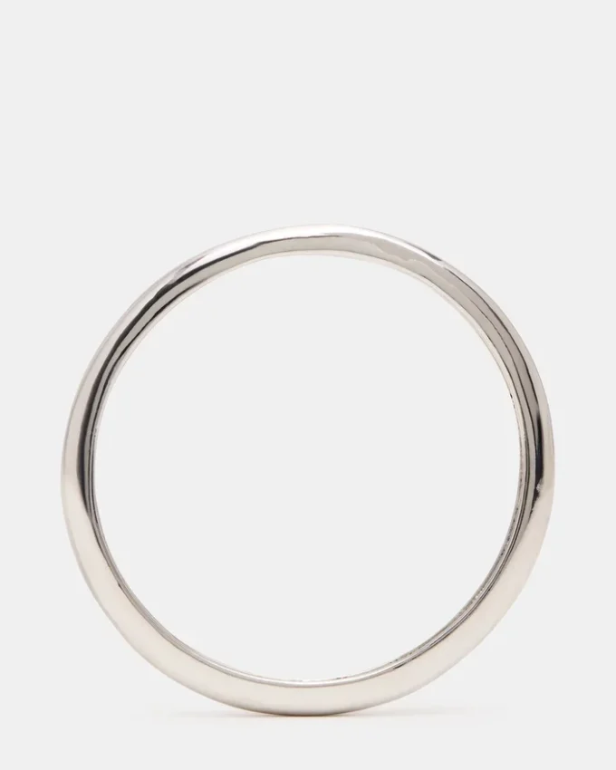 Skinny Bangle Band Bracelet Silver Skinny Bangle Band Bracelet Silver