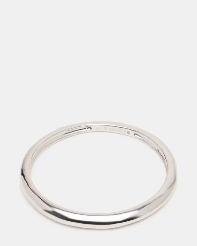 Skinny Bangle Band Bracelet Silver Skinny Bangle Band Bracelet Silver