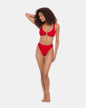 Sleek ‘N Chic Bikini Top Cherry
