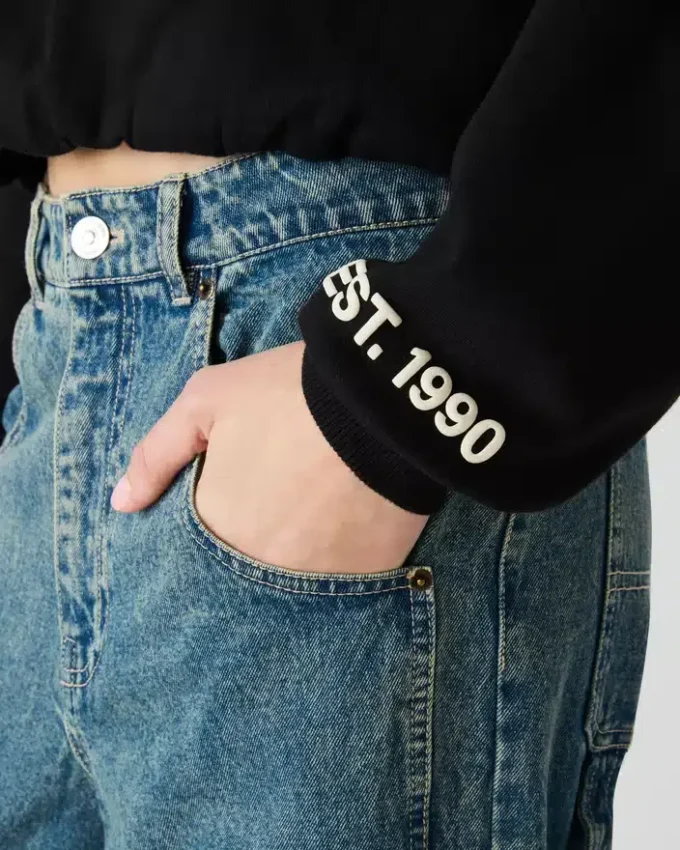 Sm Logo Hoodie Black Sm Logo Hoodie Black