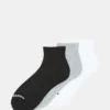 Sport Cushion Quarter Socks Black/White Sport Cushion Quarter Socks Black/White