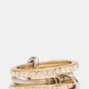 Stacked Rhinestone Ring Gold Multi Stacked Rhinestone Ring Gold Multi