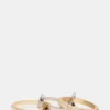 Stacked Rhinestone Ring Gold Multi Stacked Rhinestone Ring Gold Multi