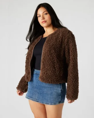 Teddy Jacket Brown