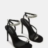 Tia Rhinestones Black Satin Tia Rhinestones Black Satin