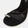 Tia Rhinestones Black Satin Tia Rhinestones Black Satin