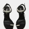 Tia Rhinestones Black Satin Tia Rhinestones Black Satin