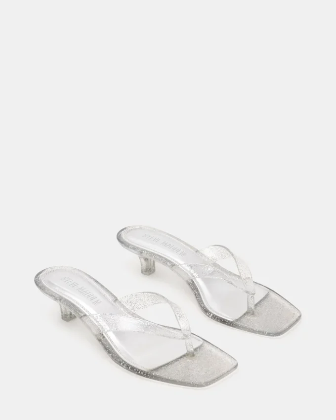 Tracie Jelly Silver Glitter