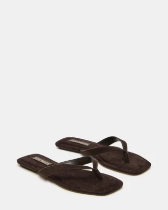 Trella Brown Suede