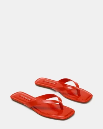 Trella Red Orange Patent