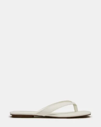 Trella White Leather