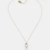 Two Tone Knot Heart Pendant Necklace Two Tone Knot Heart Pendant Necklace