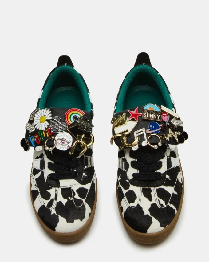 Wyatt Black Cow Print Wyatt Black Cow Print