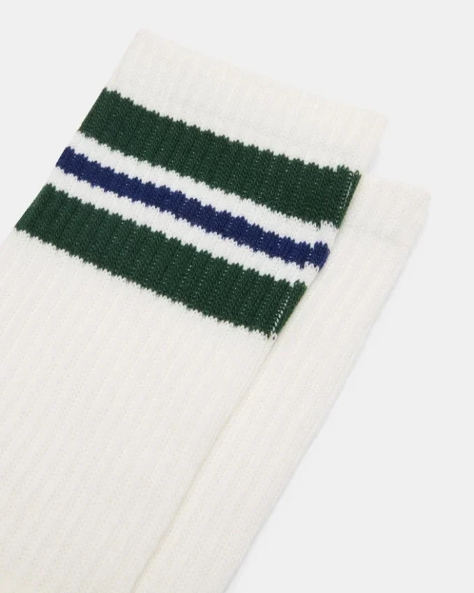 Wynn 2 Pack Stripe Athleisure Socks Egret Wynn 2 Pack Stripe Athleisure Socks Egret