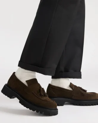 Zev Brown Suede